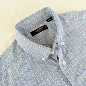 Daniel Cremieux Performance Light Blue and White Plaid Button-Down Shirt